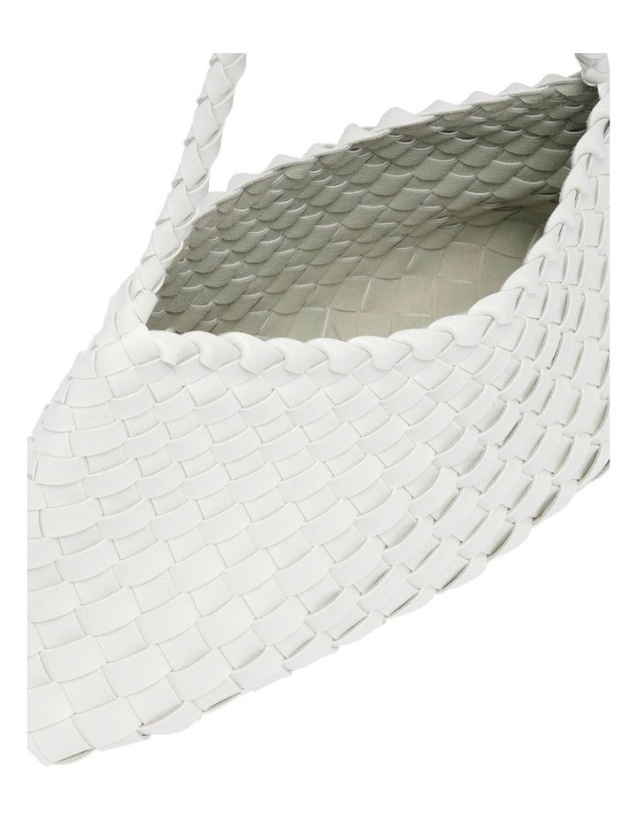 Willow Shoulder Bag in White image 4