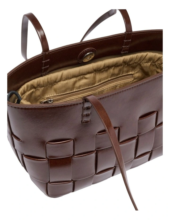 Skye Shoulder Bag in Chocolate image 4
