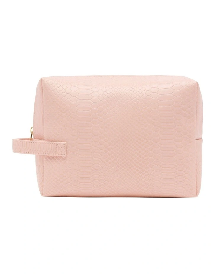Cece Cosmetic Bag in Pink image 1