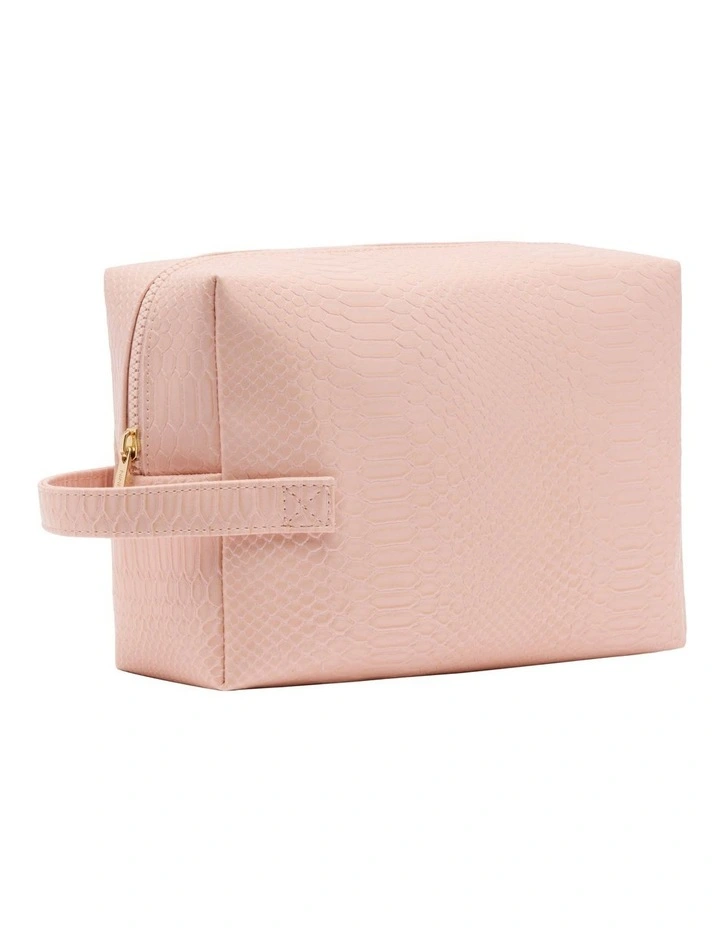 Cece Cosmetic Bag in Pink image 2