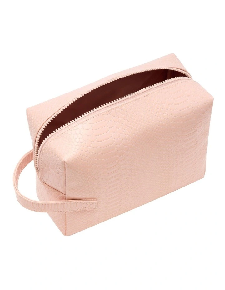 Cece Cosmetic Bag in Pink image 4