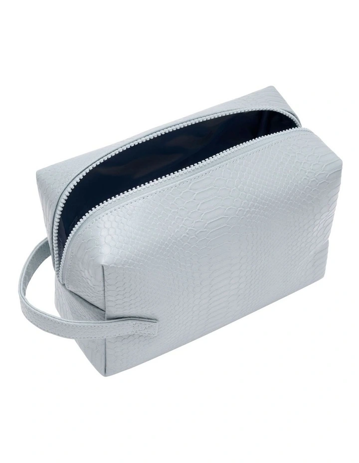 Cece Cosmetic Bag in Blue image 4
