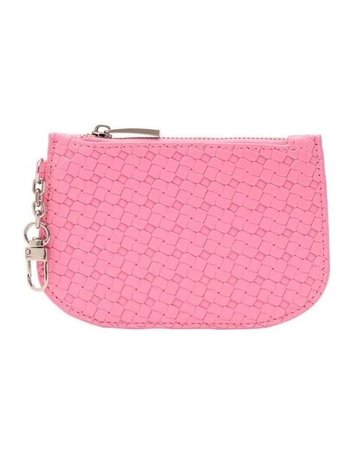 Curved Coin Purse in Pink image 1