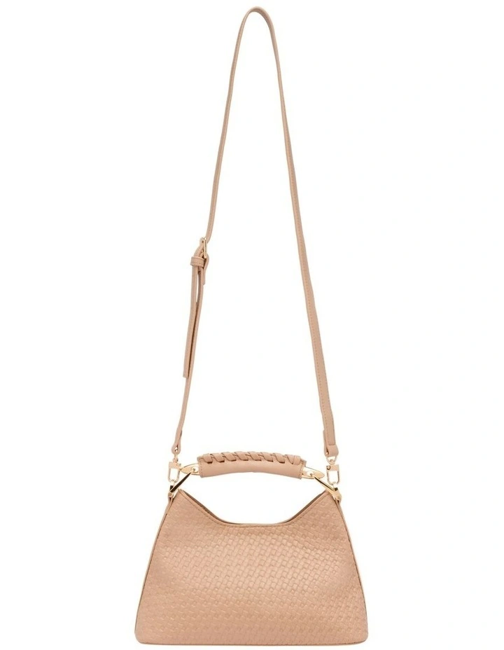 Clover Top Handle Bag in Natural image 3