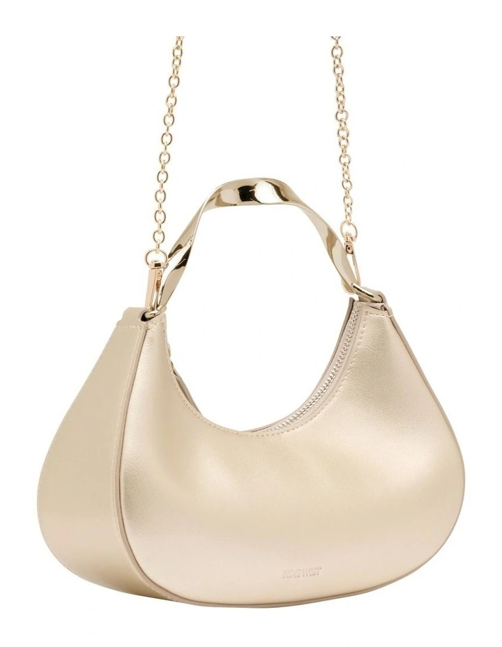 Camille Top Handle Bag in Gold image 2