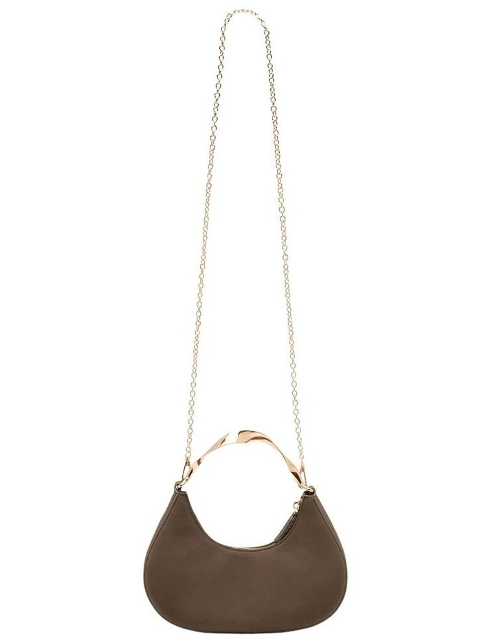 Camille Top Handle Bag in Chocolate image 3