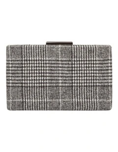 Maya Black/White Clutch