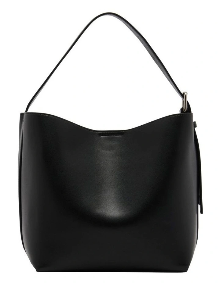 Slouch Tote Bag in Black image 1