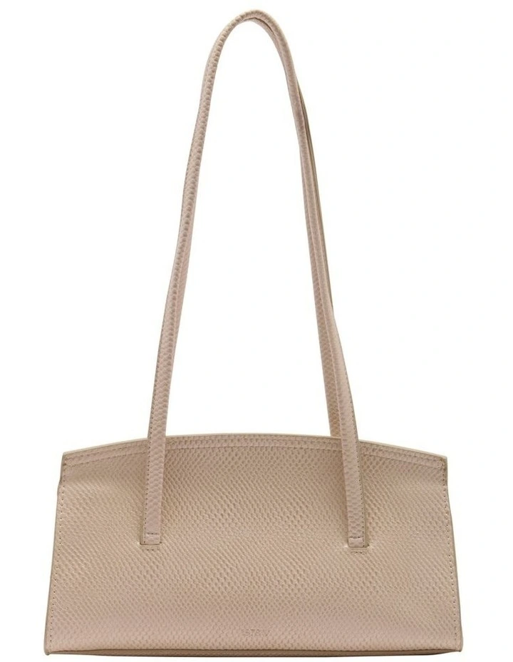 Baguette Shoulder Bag in Beige image 2