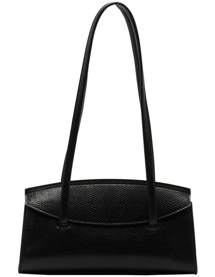 Baguette Shoulder Bag in Black image 1
