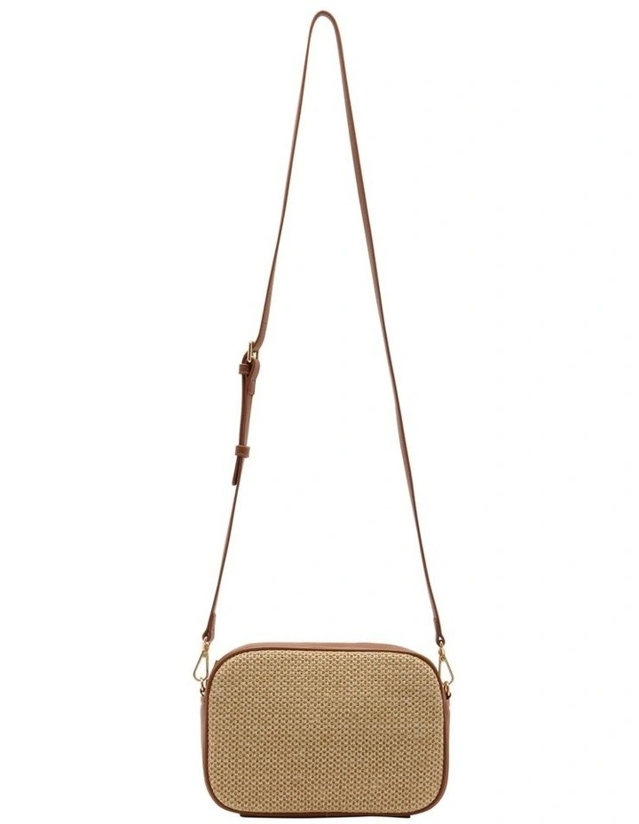 Camera Crossbody Bag in Tan image 2