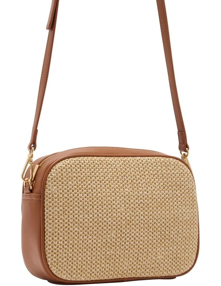 Camera Crossbody Bag in Tan image 3