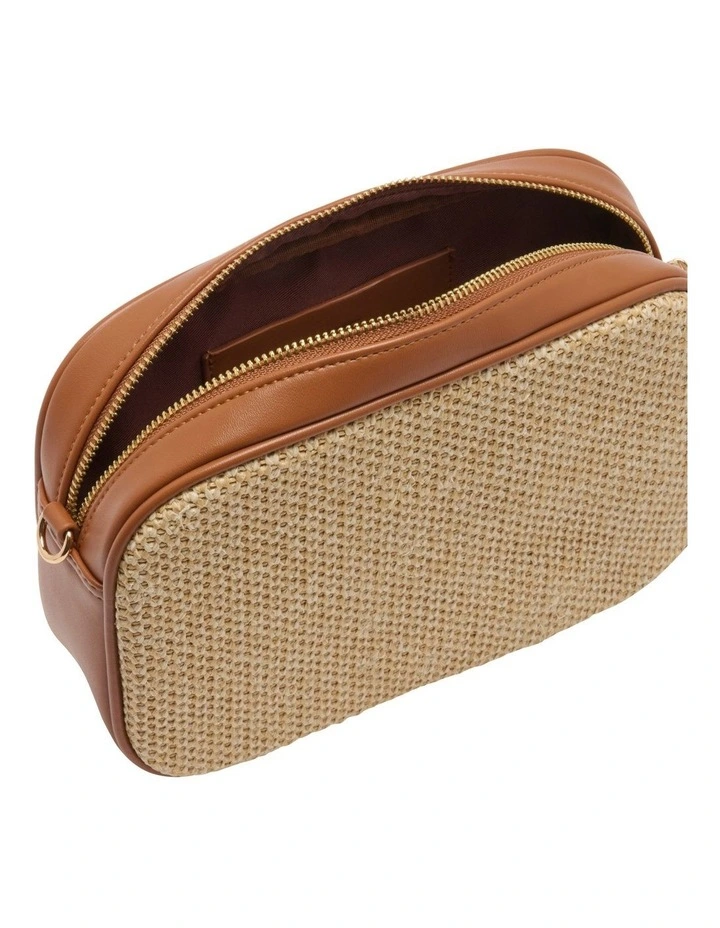 Camera Crossbody Bag in Tan image 4