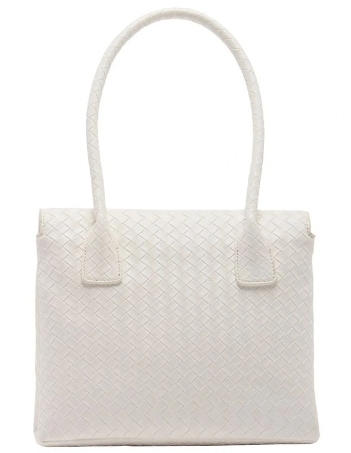 Box Shoulder Bag in White image 2