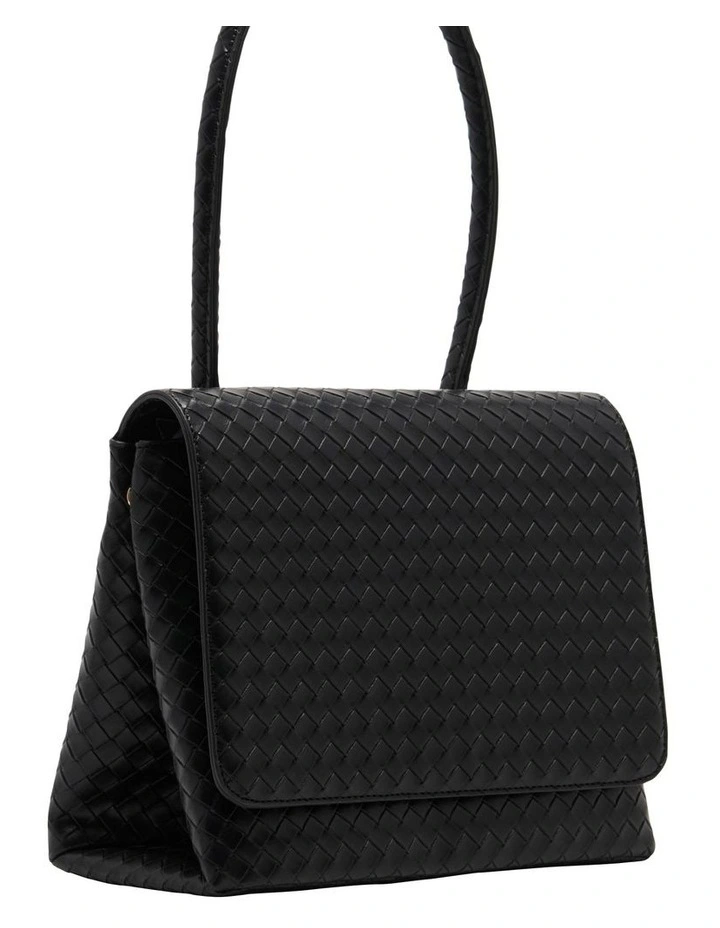 Box Shoulder Bag in Black image 3