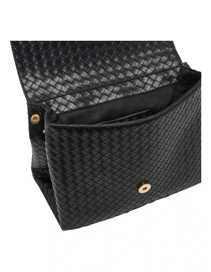 Box Shoulder Bag in Black image 4