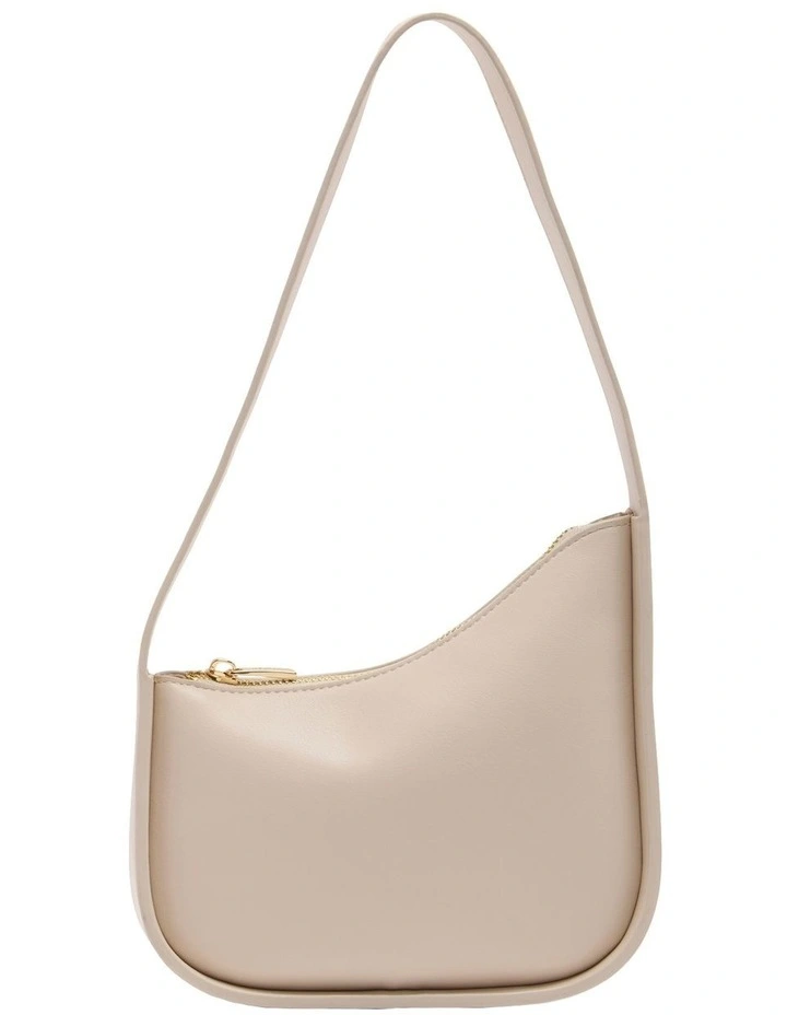 Asymmetrical Shoulder Bag in Ivory image 4