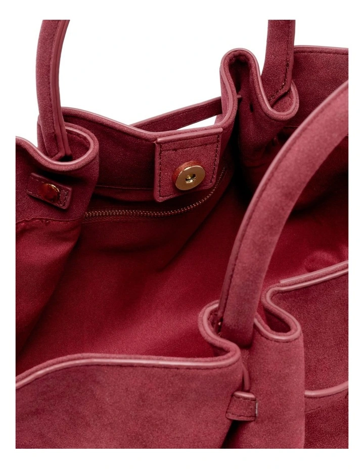 Silas Tote Bag in Wine image 4