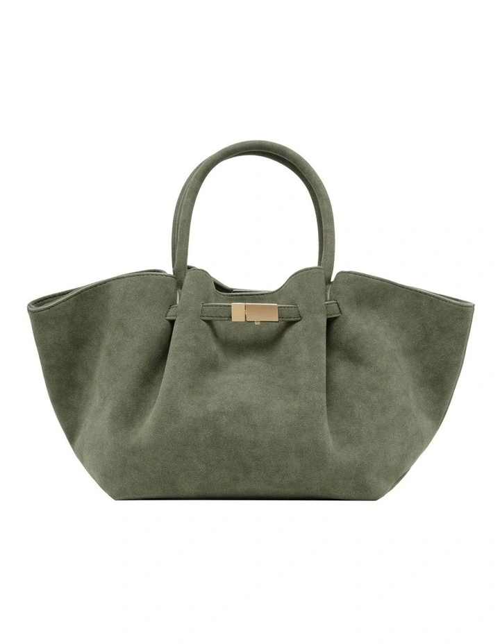 Silas Tote Bag in Olive image 1