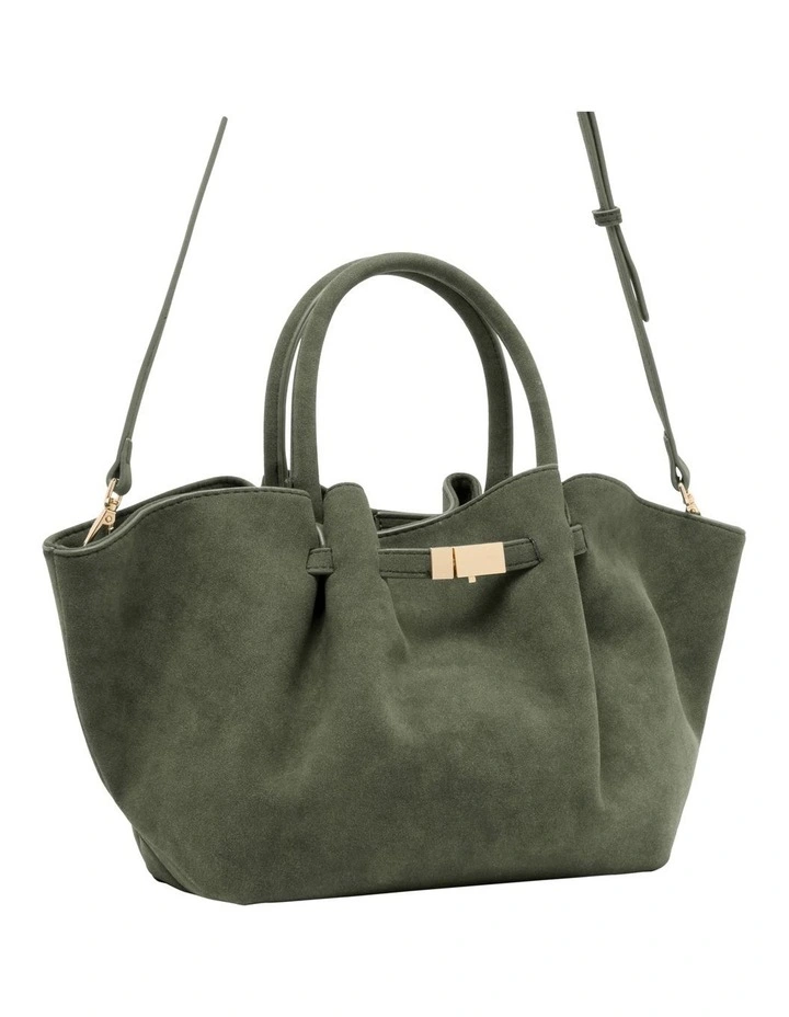 Silas Tote Bag in Olive image 2