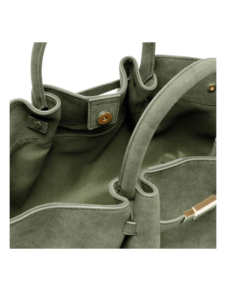 Silas Tote Bag in Olive image 4