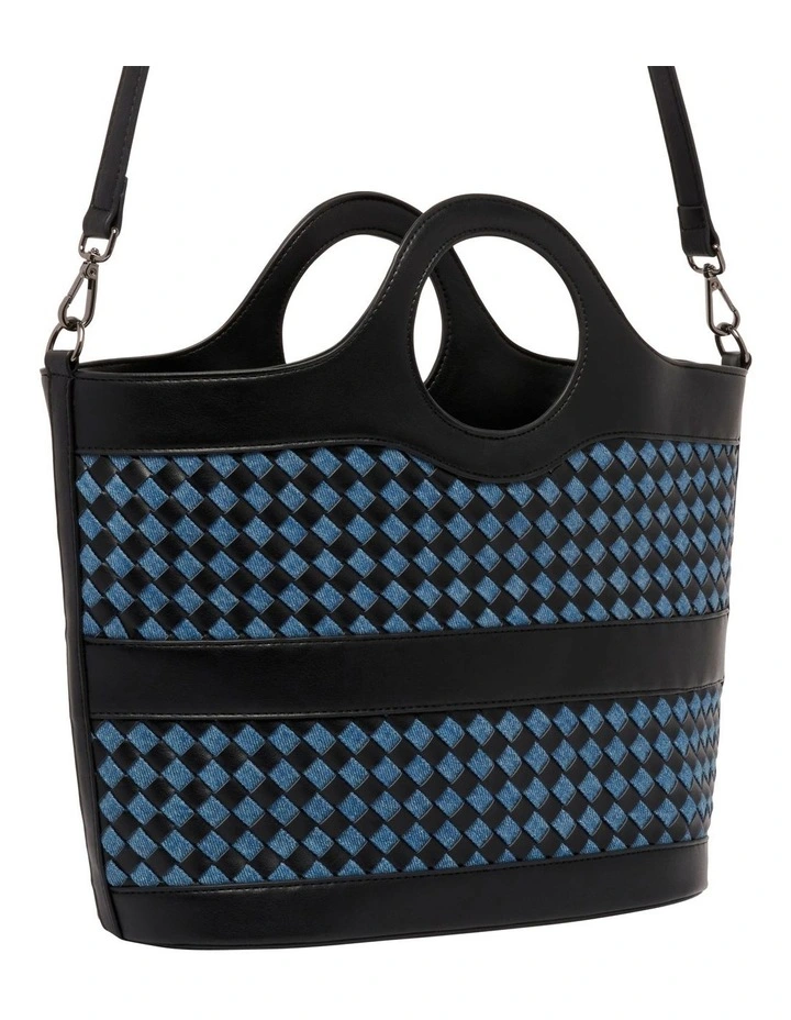 Nylah Tote Bag in Blue image 2