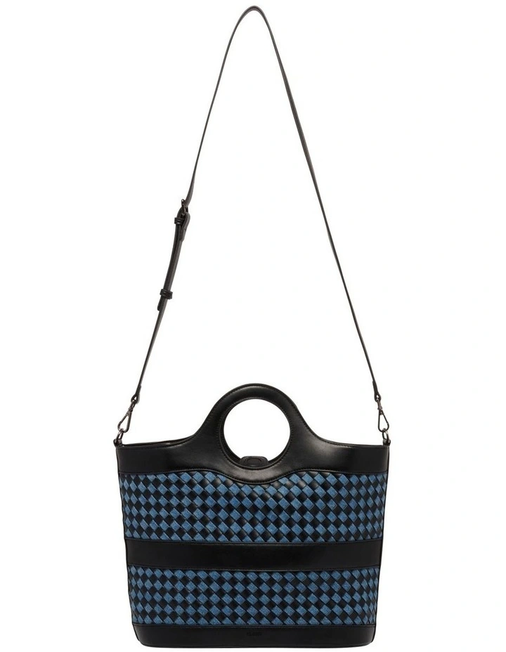 Nylah Tote Bag in Blue image 3