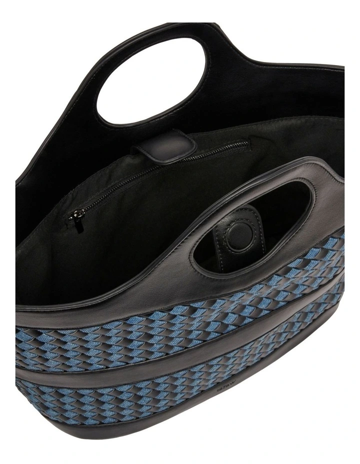 Nylah Tote Bag in Blue image 4