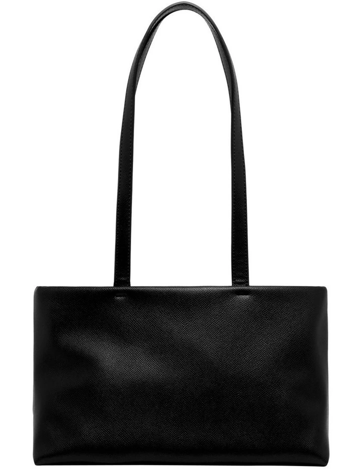 Ariel Padded Shoulder Bag in Black image 1