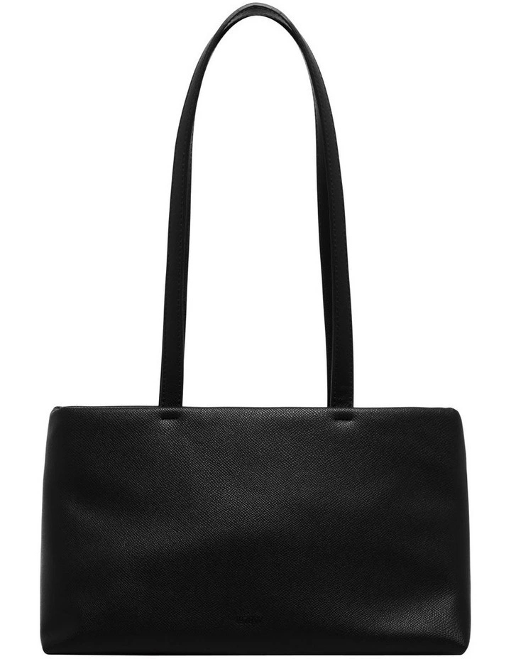 Ariel Padded Shoulder Bag in Black image 3