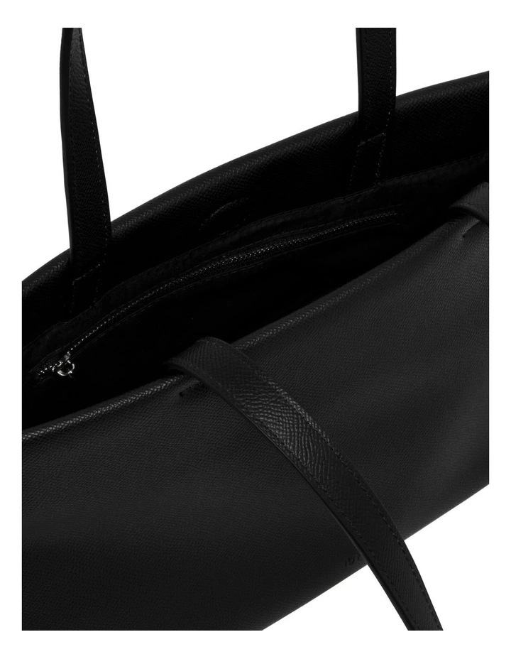 Ariel Padded Shoulder Bag in Black image 4
