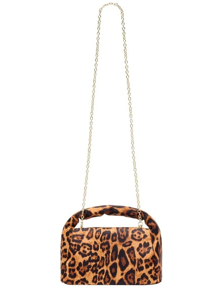Cosmo Clutch in Leopard image 3