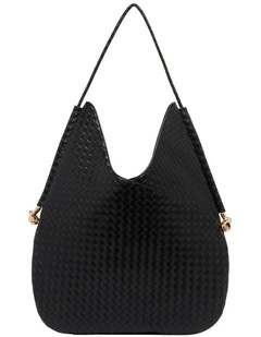 Two Tone Tote in Black