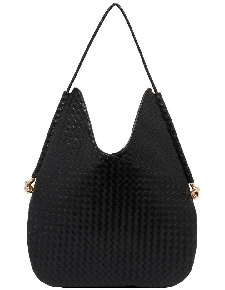 Two Tone Tote in Black image 1