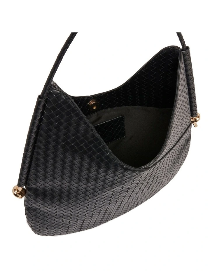 Two Tone Tote in Black image 3