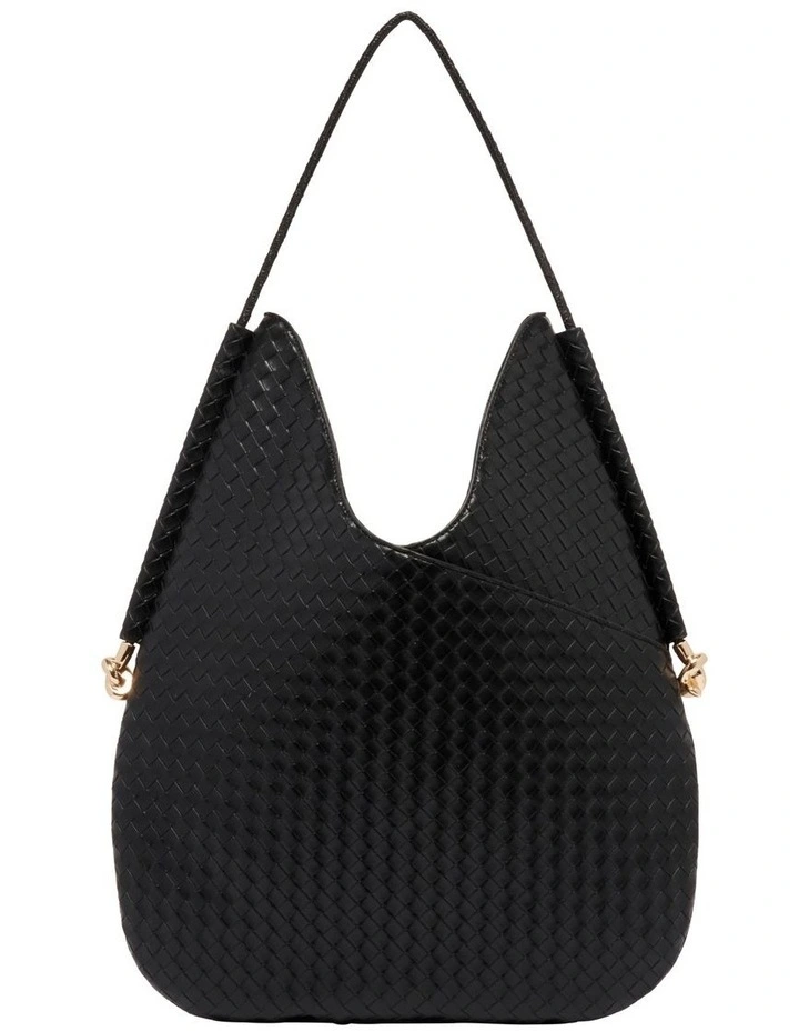 Two Tone Tote in Black image 4