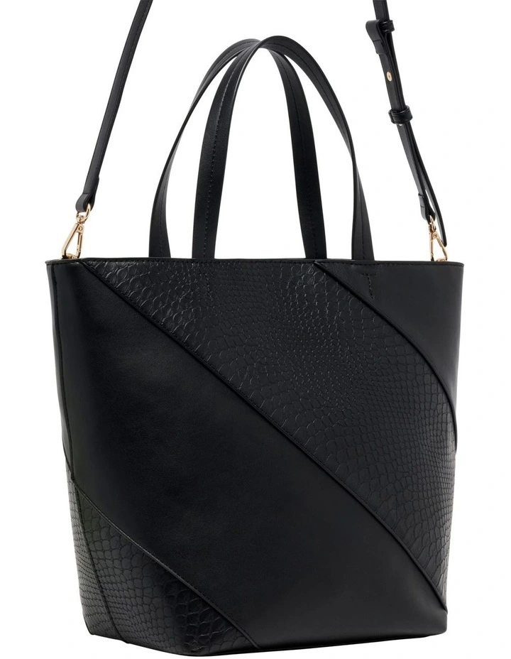 Torin Tote Bag in Black image 2