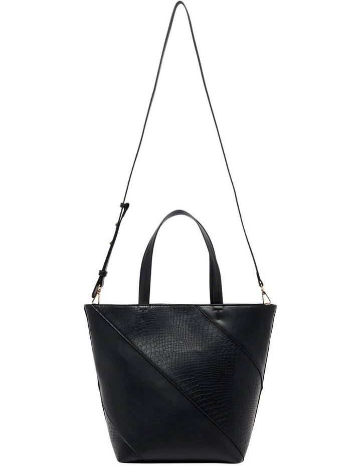 Torin Tote Bag in Black image 3