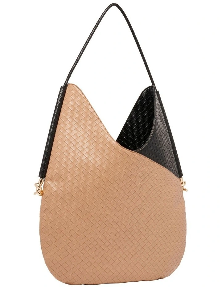 Two Tone Tote in Natural image 2
