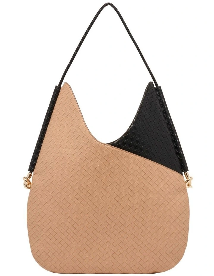 Two Tone Tote in Natural image 4