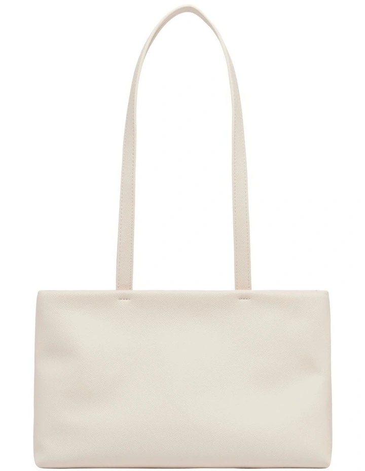 Ariel Padded Shoulder Bag in Ivory image 1