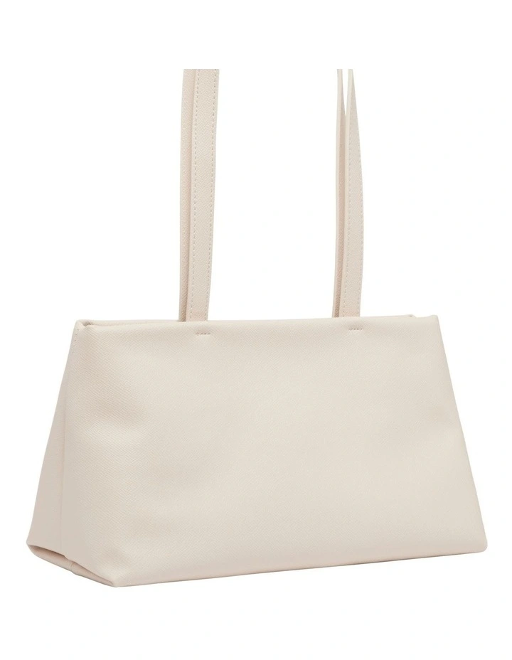 Ariel Padded Shoulder Bag in Ivory image 2