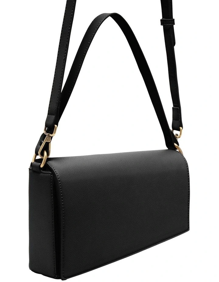 Lola Shoulder Bag in Black image 2