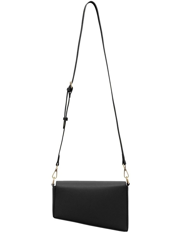 Lola Shoulder Bag in Black image 3