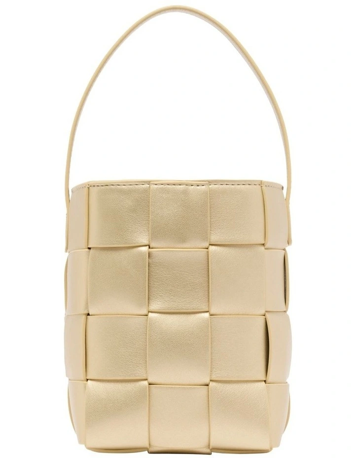 Iris Bucket Bag in Gold image 1