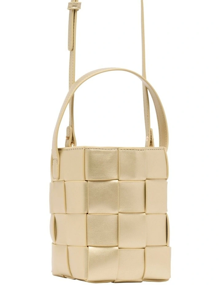 Iris Bucket Bag in Gold image 2