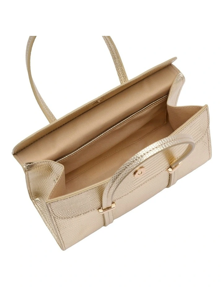 Beatrix Crossbody Bag in Gold image 4