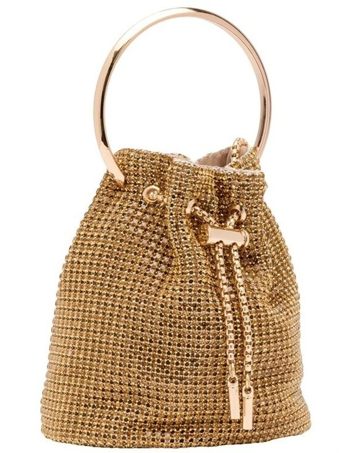 Scarlet Top Handle Bag in Gold image 2
