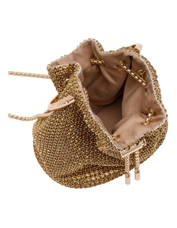 Scarlet Top Handle Bag in Gold image 4