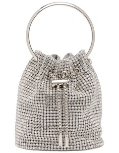Scarlet Top Handle Bag in Silver
